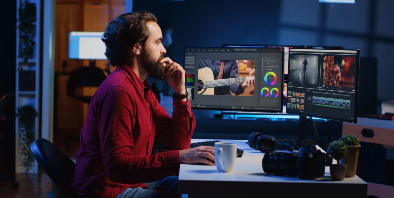 Creamos piezas audiovisuales diseñadas para generar reacción y acción: reels, comerciales, fotografía de alto nivel y micro-vídeos optimizados. Usamos Power Pitch® (Hook + Mensaje + CTA) para guiar al usuario hacia la conversión. Grabamos en perfil log de 10 bits, con cámaras de gama alta, audio profesional e iluminación cinematográfica. En edición aplicamos LUTs premium, color grading, subtítulos dinámicos y música sin copyright para mantener atención hasta el final.